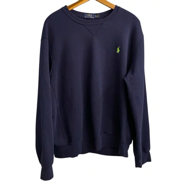 Polo Ralph Lauren Full Zip Sweater & Crew Neck Sweatshirt Bundle - Picture 10 of 16